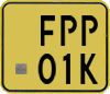 License plate of the Netherlands, Mopeds