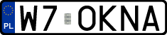 License plates of Poland, Vanity Plates