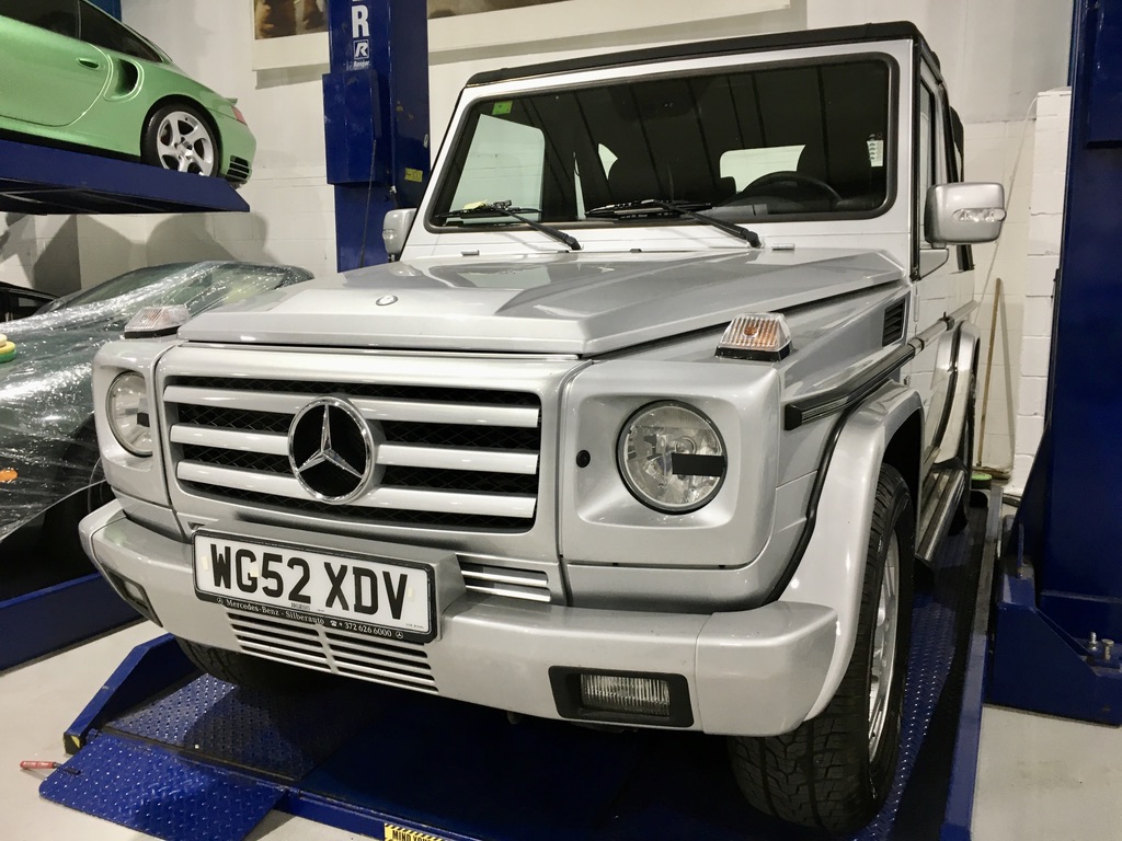 WG52XDV, Mercedes-Benz G-Klasse 1st gen Cabrio (W463), 1996–2008