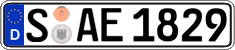 German license plate, Regular plates