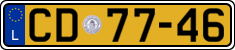 License plate of Luxembourg, Diplomatic