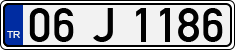License plate of Turkey, Regular plates