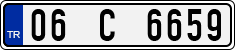License plate of Turkey, Regular plates
