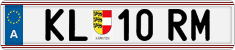 License plate of Austria, Regular plates