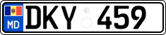 License plate of Moldova, Cars (2015)
