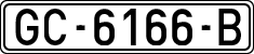 License plates of Spain, 1971 year series