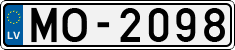 License plate of Latvia, Regular car plates