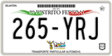 Mexico City (DF), Cars (000-AAA)