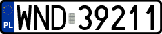 License plates of Poland, Regular car plates