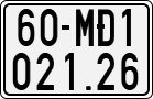License plate of Vietnam, Specialty plates