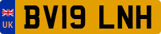 License plate of the United Kingdom, 2001 year system