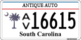 South Carolina, Antique Auto (1234,12345)