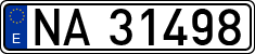 License plates of Spain, 1900 year series