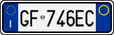 License plate of Italy, Cars (1994 year series)