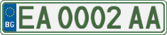 License plate of Bulgaria, Cars