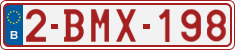 License plate of Belgium, Regular plates (2010)