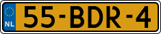 License plate of the Netherlands, Heavy Commercial Vehicles (1994 system)
