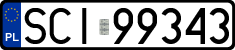 License plates of Poland, Regular car plates