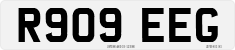 License plate of the United Kingdom, 1983 year system