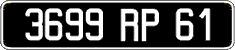 French license plate, FNI