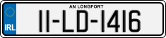 License plate of Ireland, Regular plates