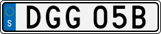License plate of Sweden, Regular plates