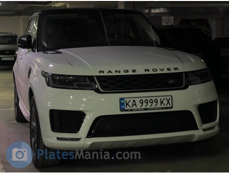 KA 9999 KX, Land Rover Range Rover Sport