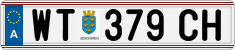 License plate of Austria, Regular plates