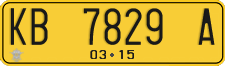 License plate of Indonesia, Commercial vehicles