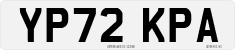 License plate of the United Kingdom, 2001 year system