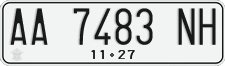 License plate of Indonesia, Regular plates