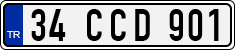 License plate of Turkey, Regular plates