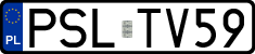 License plates of Poland, Regular car plates
