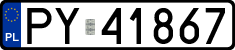 License plates of Poland, Regular car plates