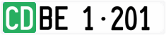 License plate of Switzerland, Diplomatic