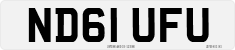 License plate of the United Kingdom, 2001 year system