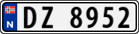 License plate of Norway, Trailers, motorcycles, special vehicles