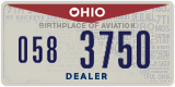 Ohio, Dealer (1(23) X1XX)
