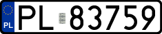 License plates of Poland, Regular car plates