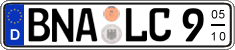 German license plate, Seasonal plates