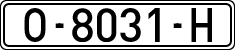 License plates of Spain, 1971 year series