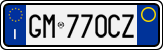License plate of Italy, Cars (1994 year series)