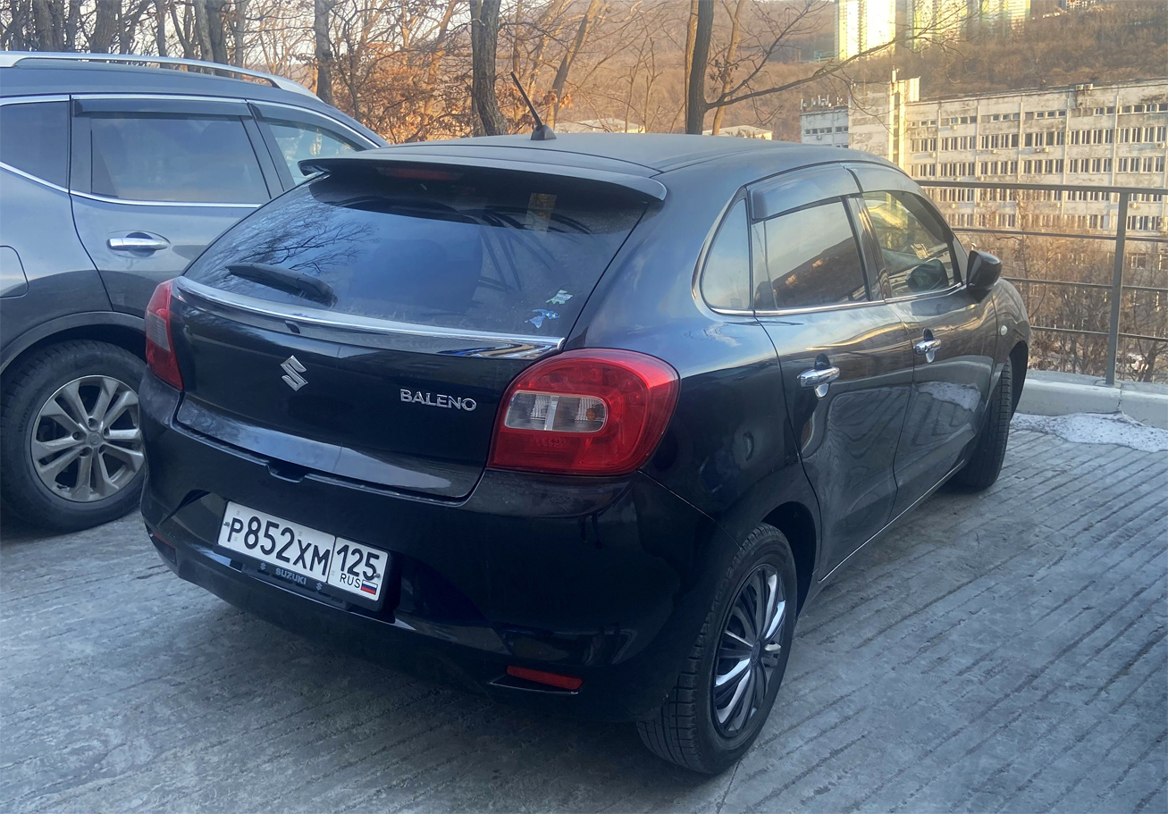 р 852 хм 125, Suzuki Baleno 4th gen (WB), 2015–2022
