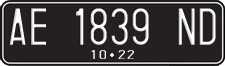 License plate of Indonesia, Regular plates