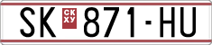 License plate of North Macedonia, Regular plates (1993)