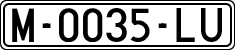 License plates of Spain, 1971 year series