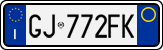 License plate of Italy, Cars (1994 year series)