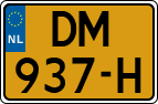 License plate of the Netherlands, Military