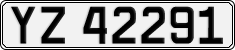 License plate of Norway, Cars