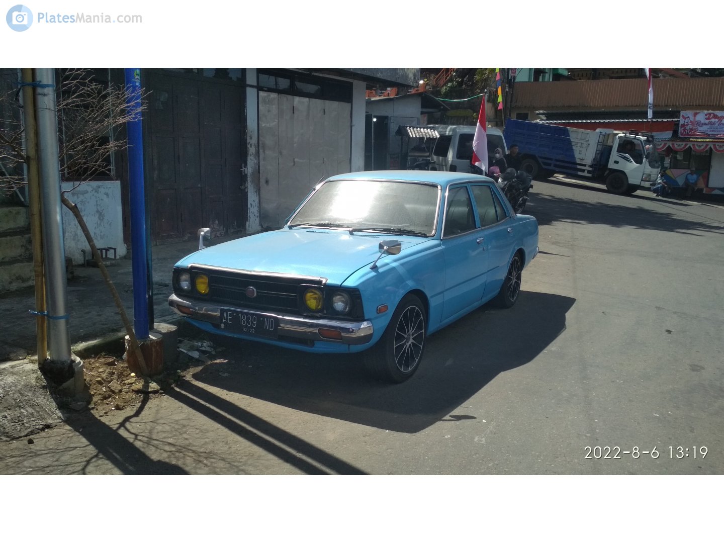AE 1839 ND, Toyota Corona 5th gen (Toyopet Corona) 4-door Sedan (T100/T120), 1973–1978